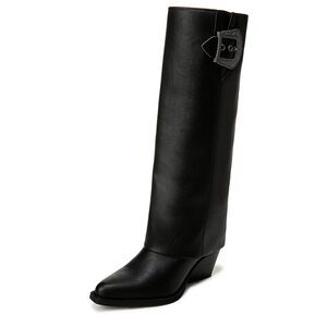 ZODIAC Womens Rowena Western Cowgirl Boots Black 5.5 M